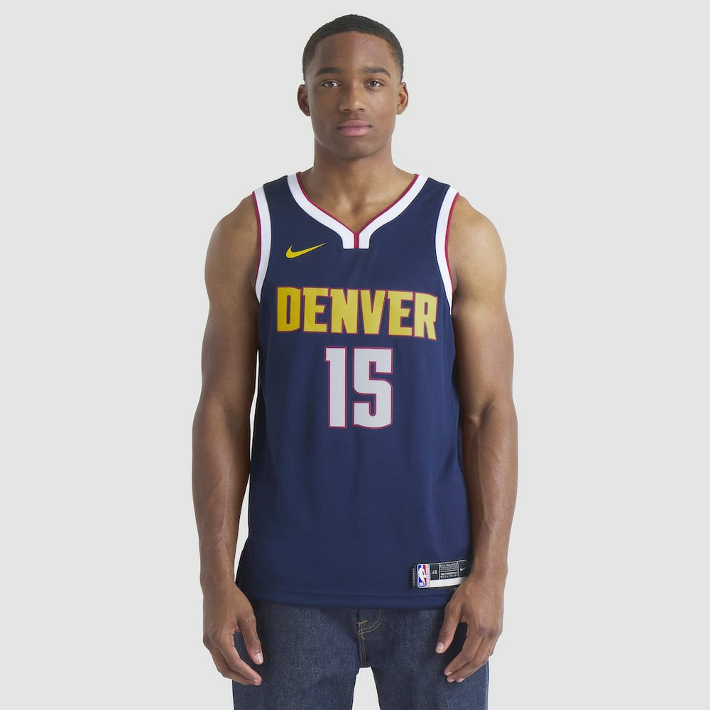 Nike Nikola Jokic Denver Nuggets Unisex Swingman Jersey Icon Editi- Navy