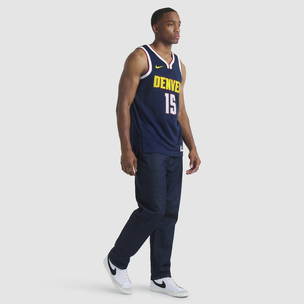 Nike Nikola Jokic Denver Nuggets Unisex Swingman Jersey Icon Editi- Navy