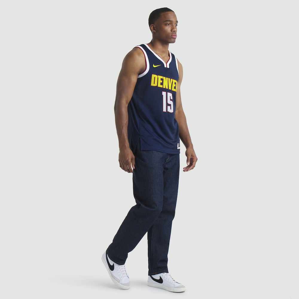Nike Nikola Jokic Denver Nuggets Unisex Swingman Jersey Icon Editi- Navy