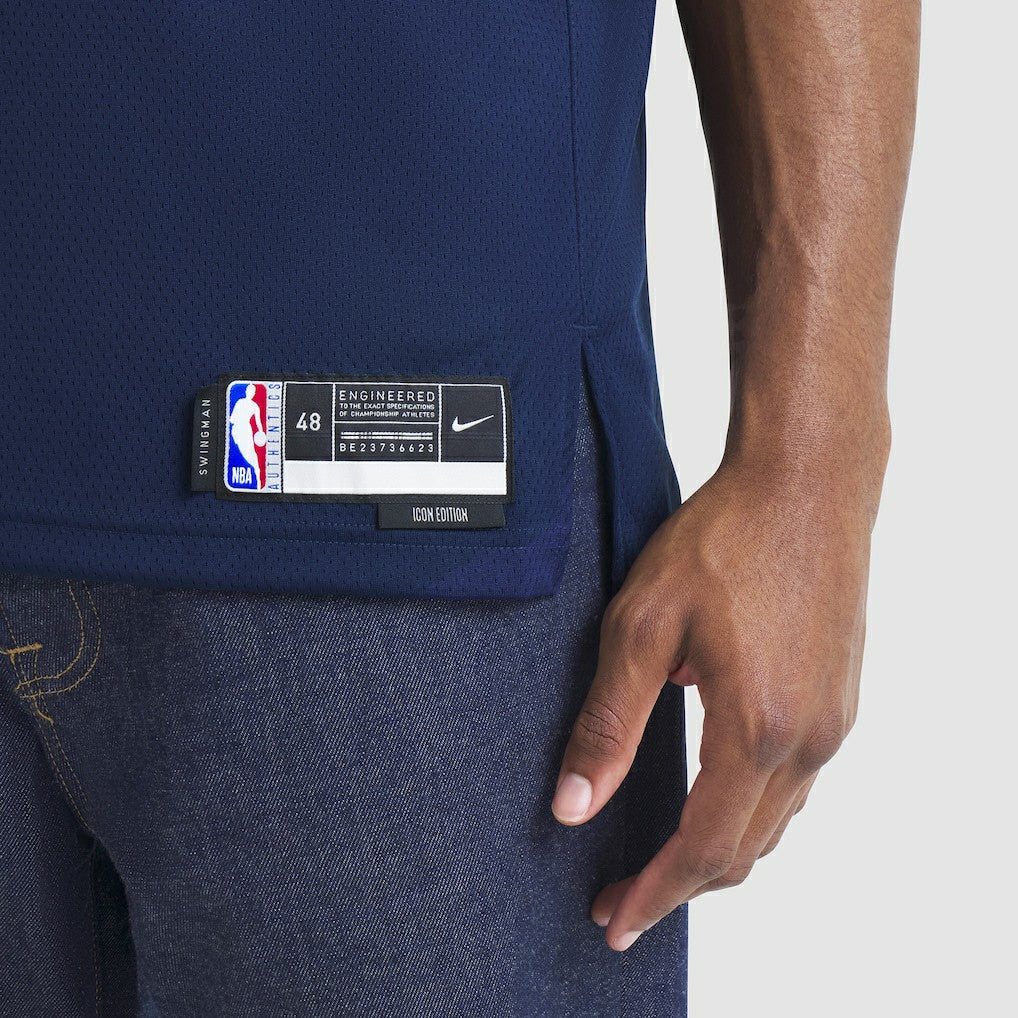 Nike Nikola Jokic Denver Nuggets Unisex Swingman Jersey Icon Editi- Navy