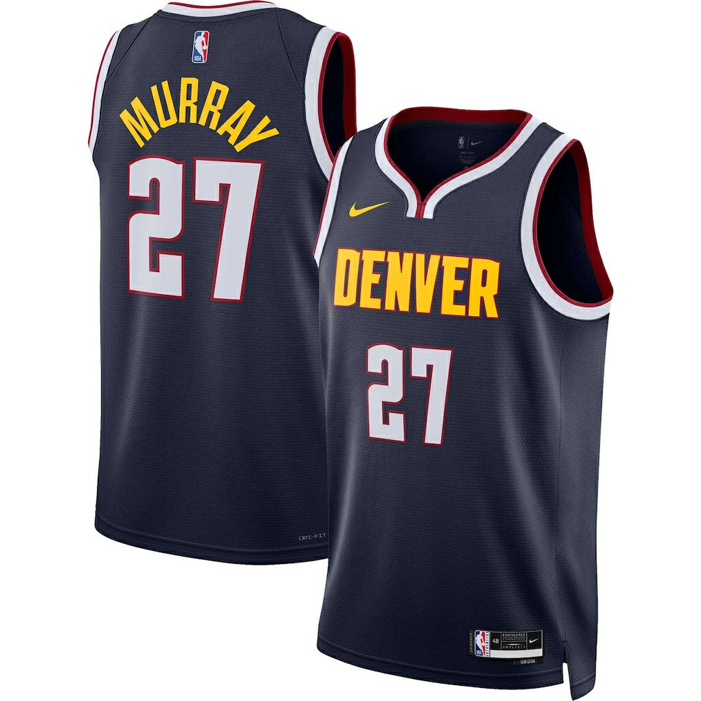 Nike Jamal Murray Denver Nuggets Unisex Swingman Jersey Icon Editi- Navy