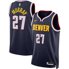Nike Jamal Murray Denver Nuggets Unisex Swingman Jersey Icon Editi- Navy