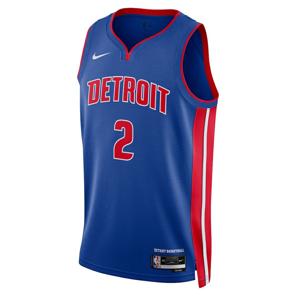 Nike Cade Cunningham Detroit Pistons Unisex Swingman Jersey Icon Edition Blue