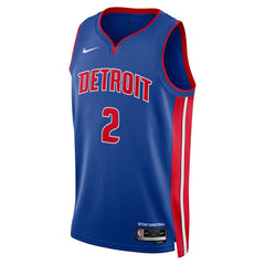 Nike Cade Cunningham Detroit Pistons Unisex Swingman Jersey Icon Edition Blue