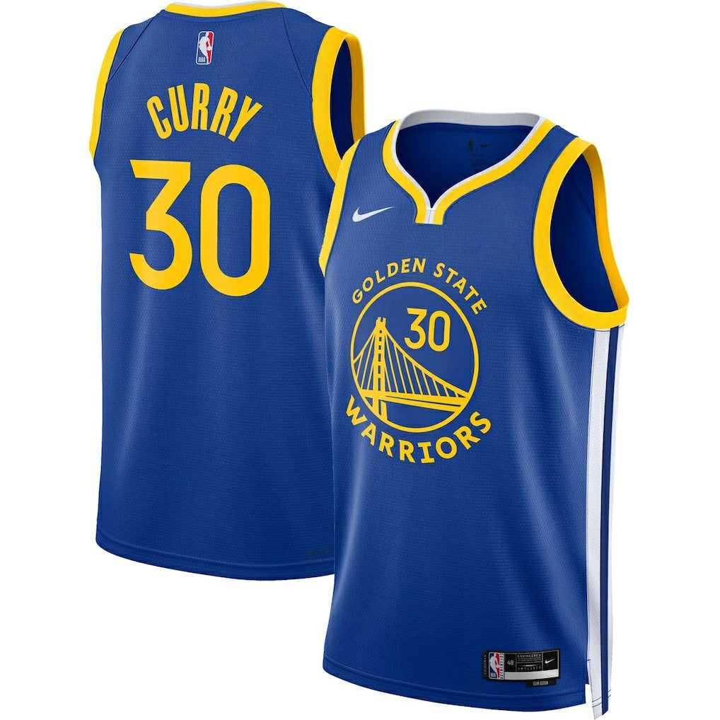 Nike Stephen Curry Golden State Warriors Unisex Swingman Jersey Icon Editi- Royal