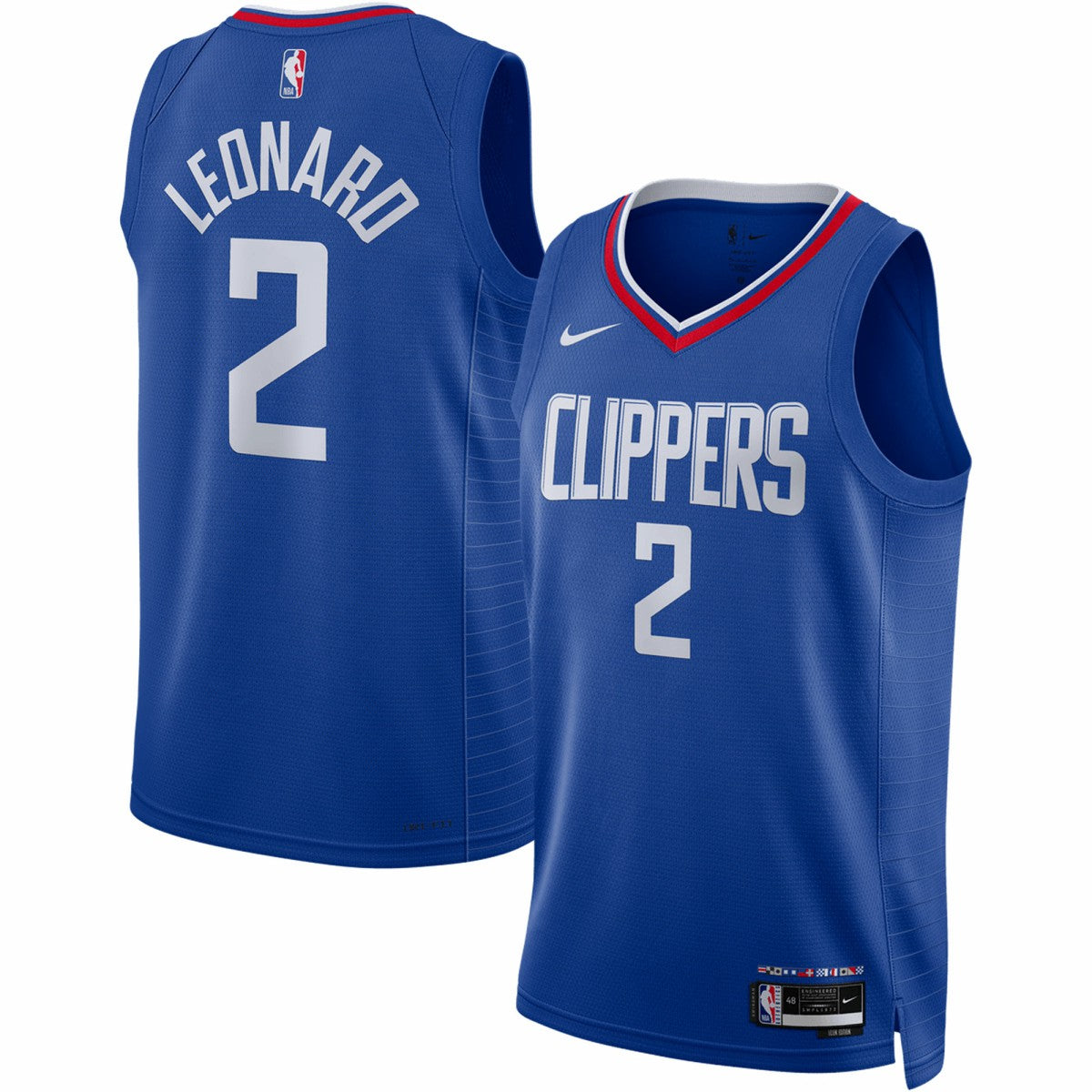 Nike Kawhi Leonard LA Clippers Unisex Swingman Jersey Icon Edition Royal
