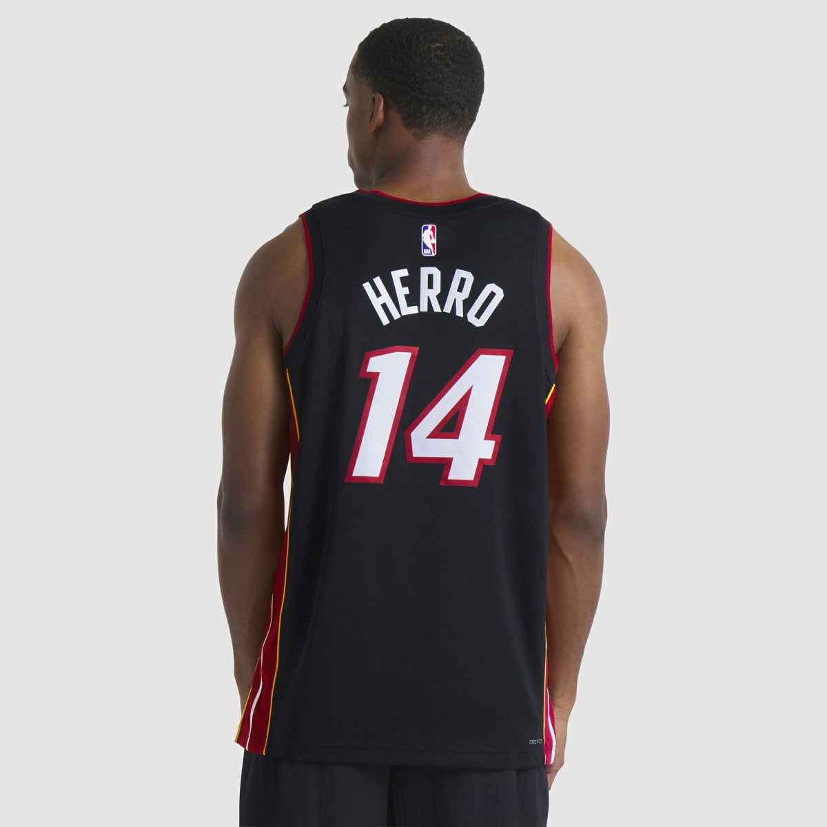 Nike Tyler Herro Miami Heat Unisex Swingman Jersey Icon Edition Black