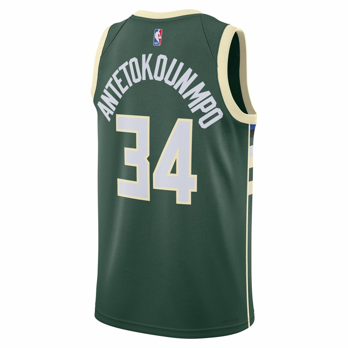 Nike Giannis Antetokounmpo Milwaukee Bucks Unisex Swingman Jersey Icon Edition Hunter Green