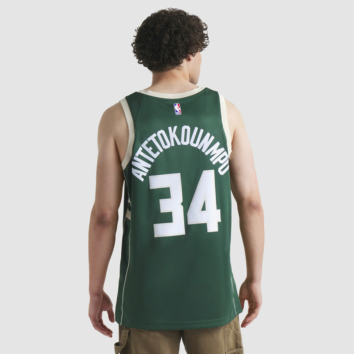Nike Giannis Antetokounmpo Milwaukee Bucks Unisex Swingman Jersey Icon Edition Hunter Green
