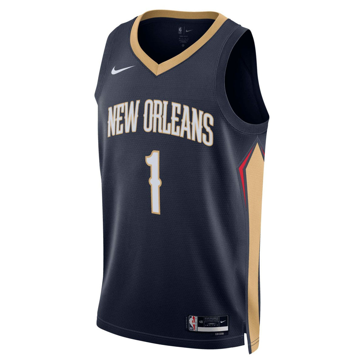Nike Zion Williamson New Orleans Pelicans Unisex Swingman Jersey Icon Edition Navy