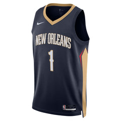 Nike Zion Williamson New Orleans Pelicans Unisex Swingman Jersey Icon Edition Navy