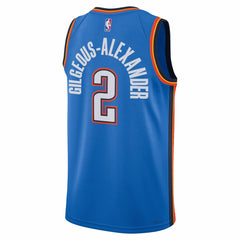 Nike Shai Gilgeous-Alexander Oklahoma City Thunder Unisex Swingman Jersey Icon Edition Blue