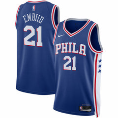 Nike Joel Embiid Philadelphia 76ers Unisex Swingman Jersey Icon Edition Royal