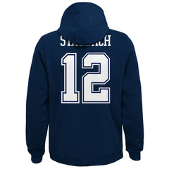 Dallas Cowboys Youth Retired Player Name & Number Pullover Hoodie - Navy - Mitchell & Ness