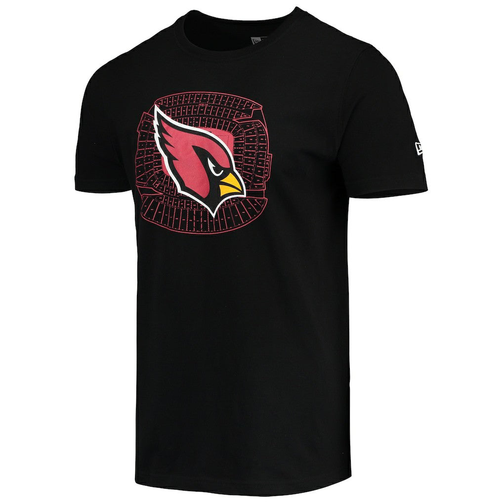 Arizona Cardinals New Era Stadium T-Shirt - Black - NFL