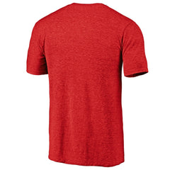 New England Patriots Hometown Collection The Shield Tri-Blend T-Shirt - Red - NFL