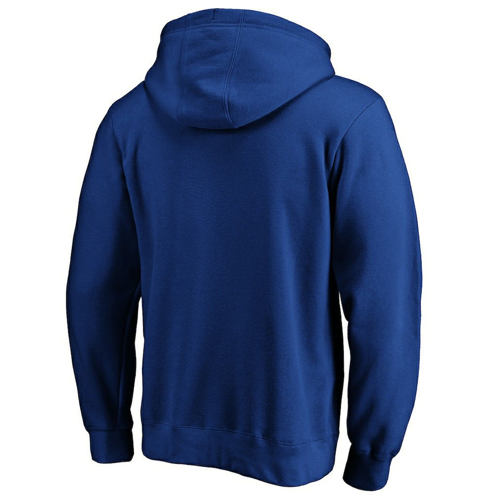 New England Patriots Throwback Logo Pullover Hoodie - Royal - NFL