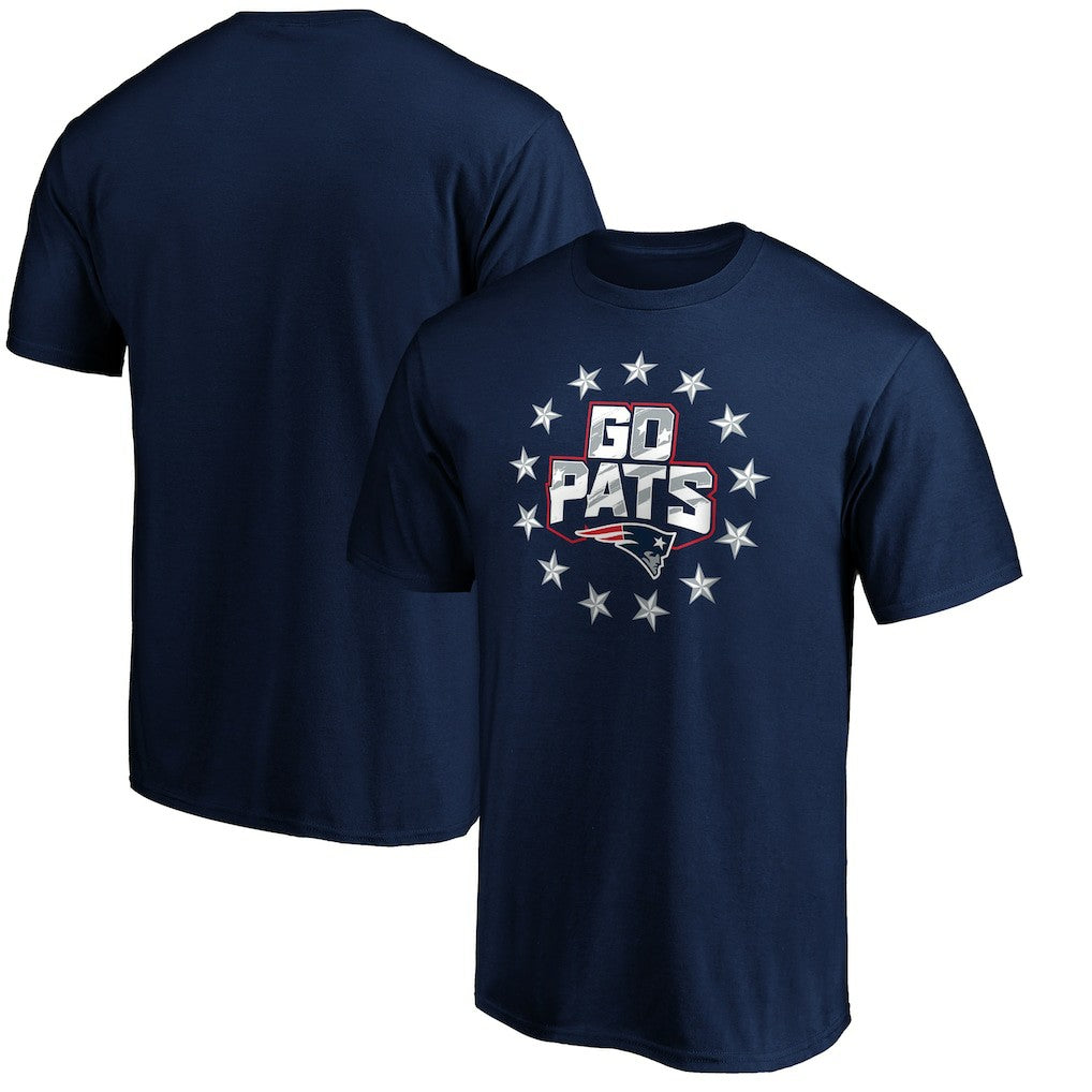 New England Patriots Hometown Collection Go Pats T-Shirt - Navy - NFL