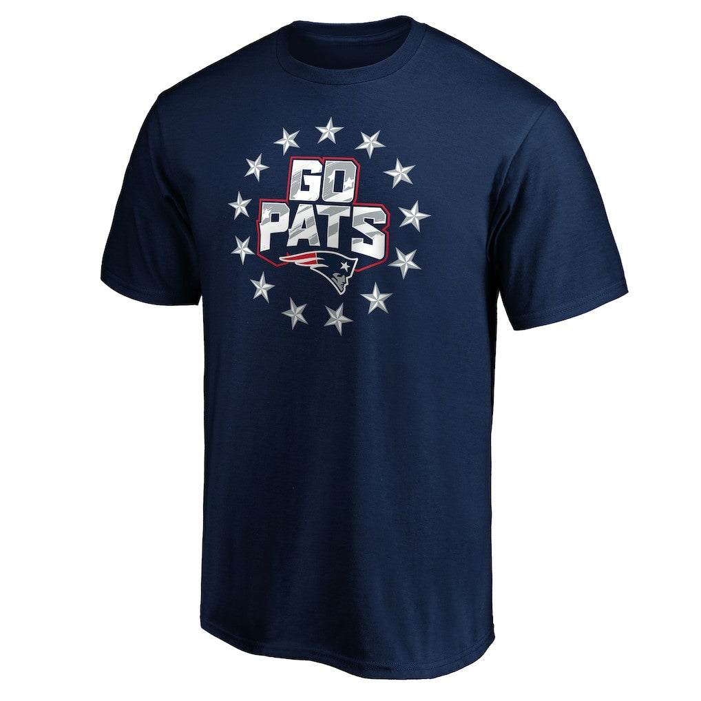 New England Patriots Hometown Collection Go Pats T-Shirt - Navy - NFL