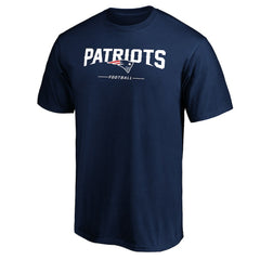 New England Patriots Team Lockup T-Shirt - Navy - NFL
