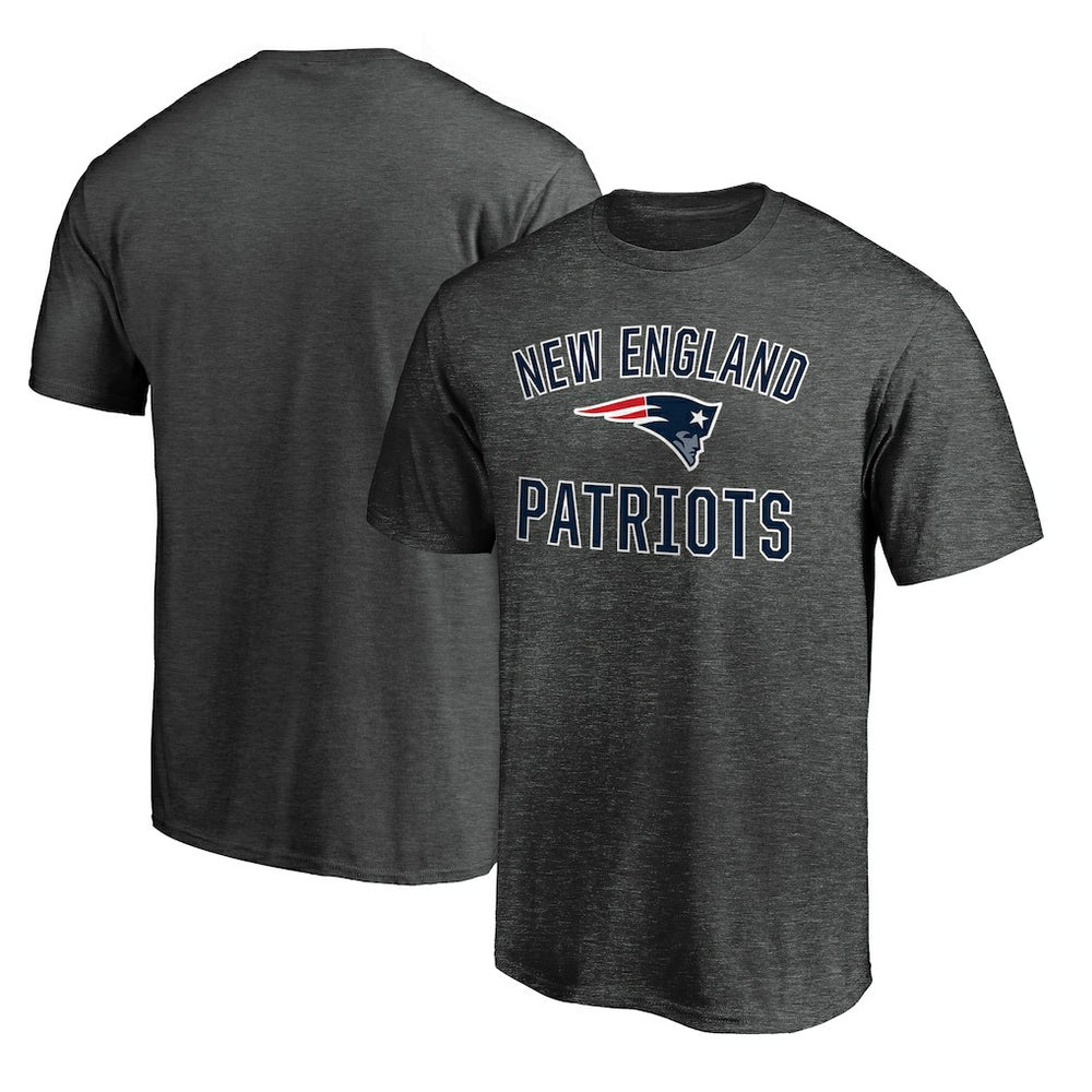 New England Patriots Victory Arch T-Shirt - Heather Charcoal - Fanatics