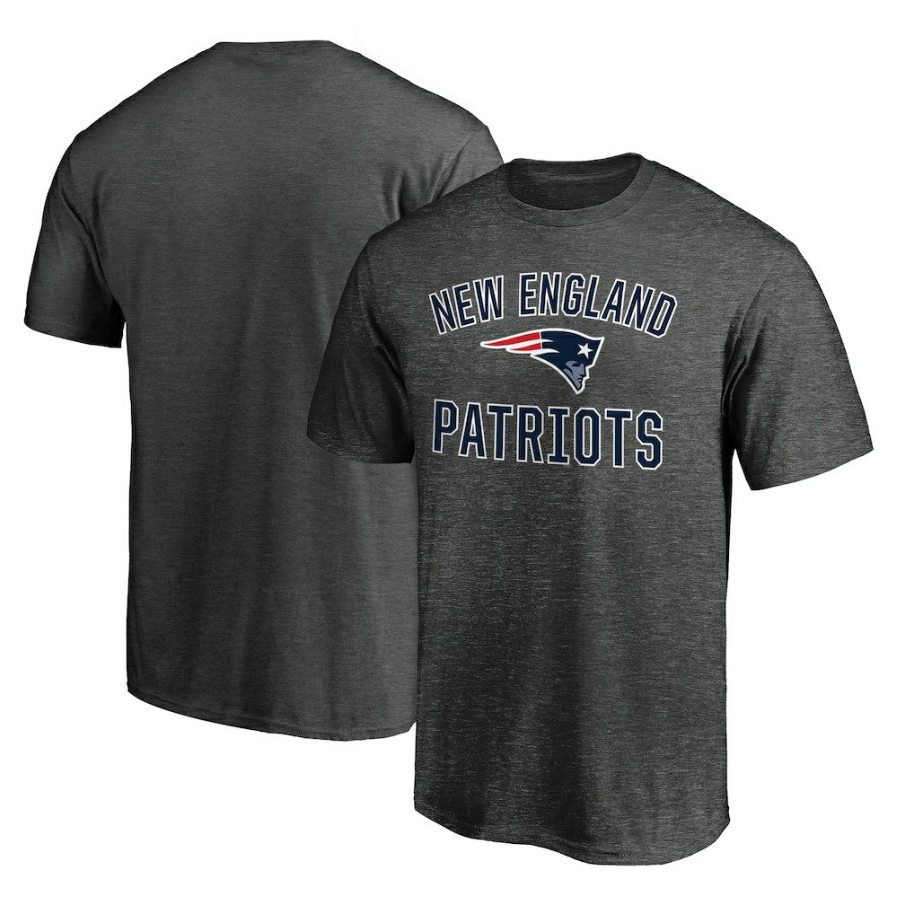 New England Patriots Victory Arch T-Shirt - Heather Charcoal - Fanatics