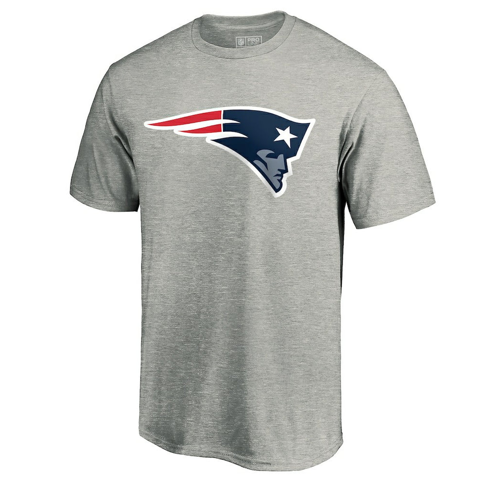 New England Patriots Primary Logo T-Shirt - Heather Gray - Fanatics