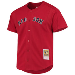David Ortiz Boston Red Sox Mitchell & Ness Cooperstown Collection Mesh Batting Practice Button-Up Jersey Sale