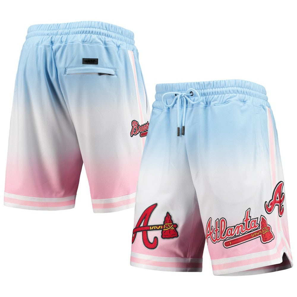 Atlanta Braves Pro Standard Team Logo Pro Ombre Shorts Online