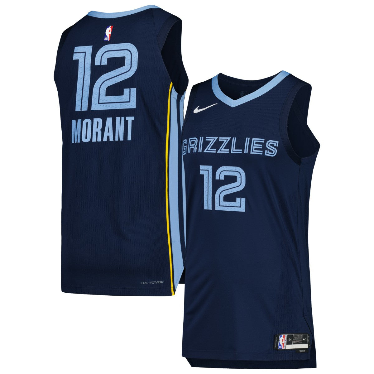Nike Ja Morant Memphis Grizzlies Authentic Jersey Icon Edition Navy