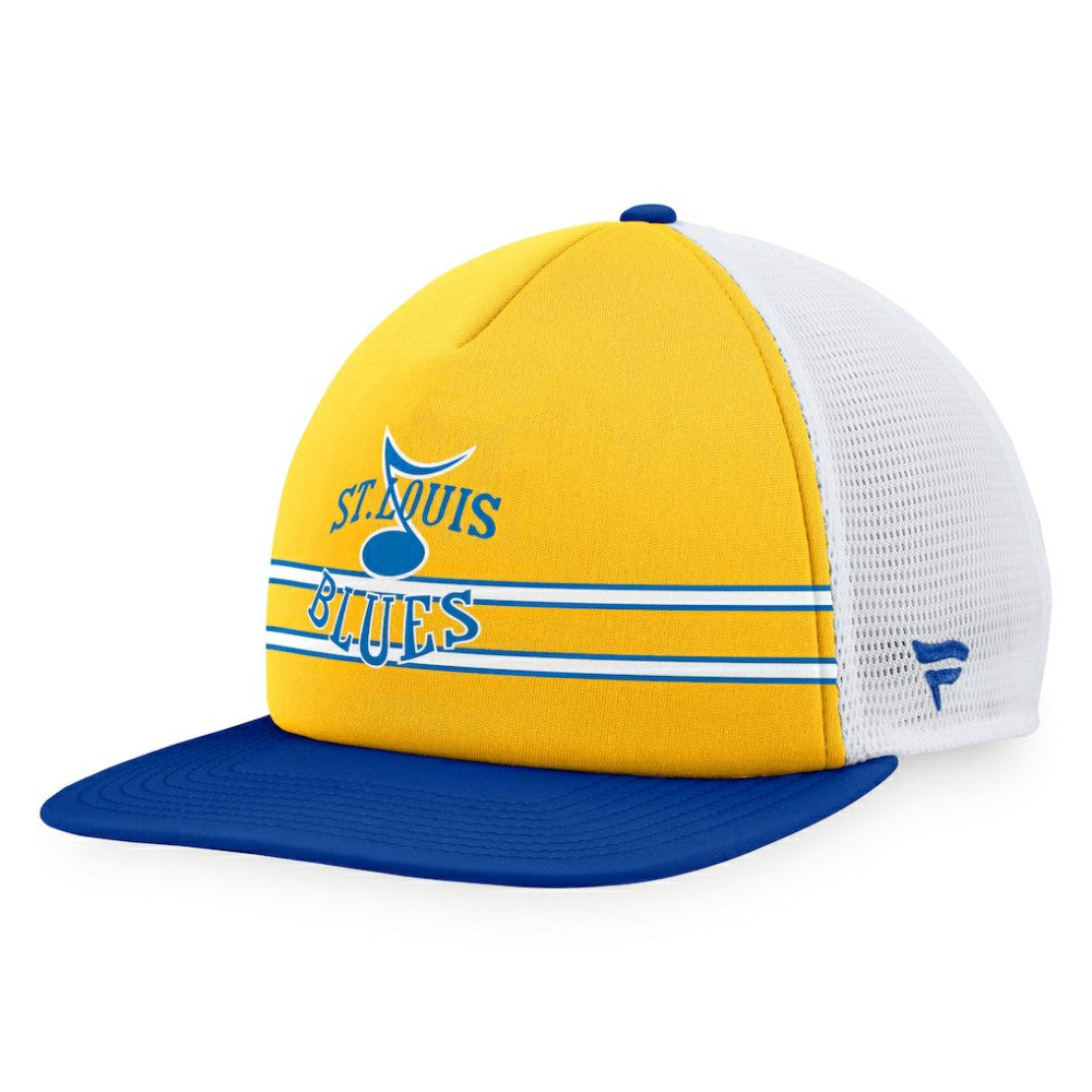 St. Louis Blues Fanatics Special Edition 2.0 Trucker Snapback Adjustable Hat - Gold/Blue | Fanatics sale