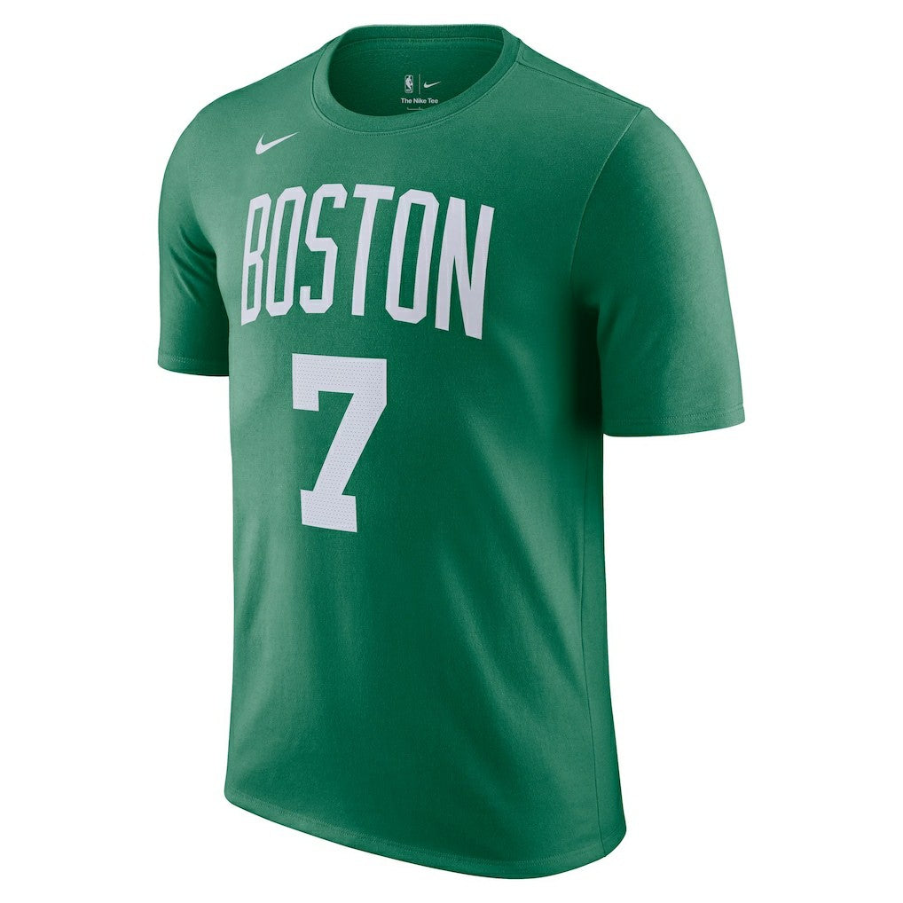 Nike Jaylen Brown Boston Celtics Icon 2022/23 Name & Number T-Shirt Kelly Green