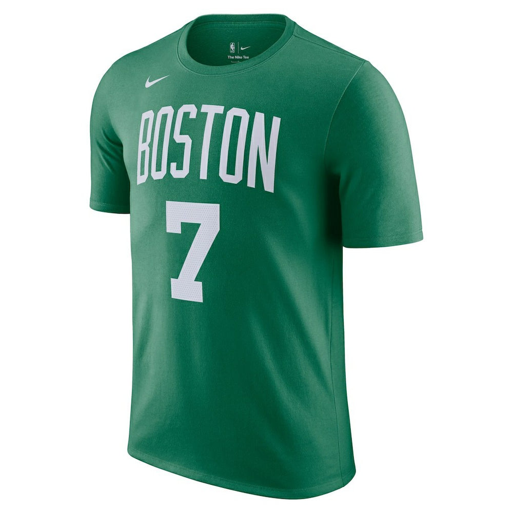Nike Jaylen Brown Boston Celtics Icon 2022/23 Name & Number T-Shirt Kelly Green