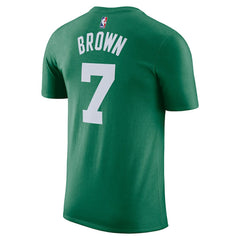 Nike Jaylen Brown Boston Celtics Icon 2022/23 Name & Number T-Shirt Kelly Green