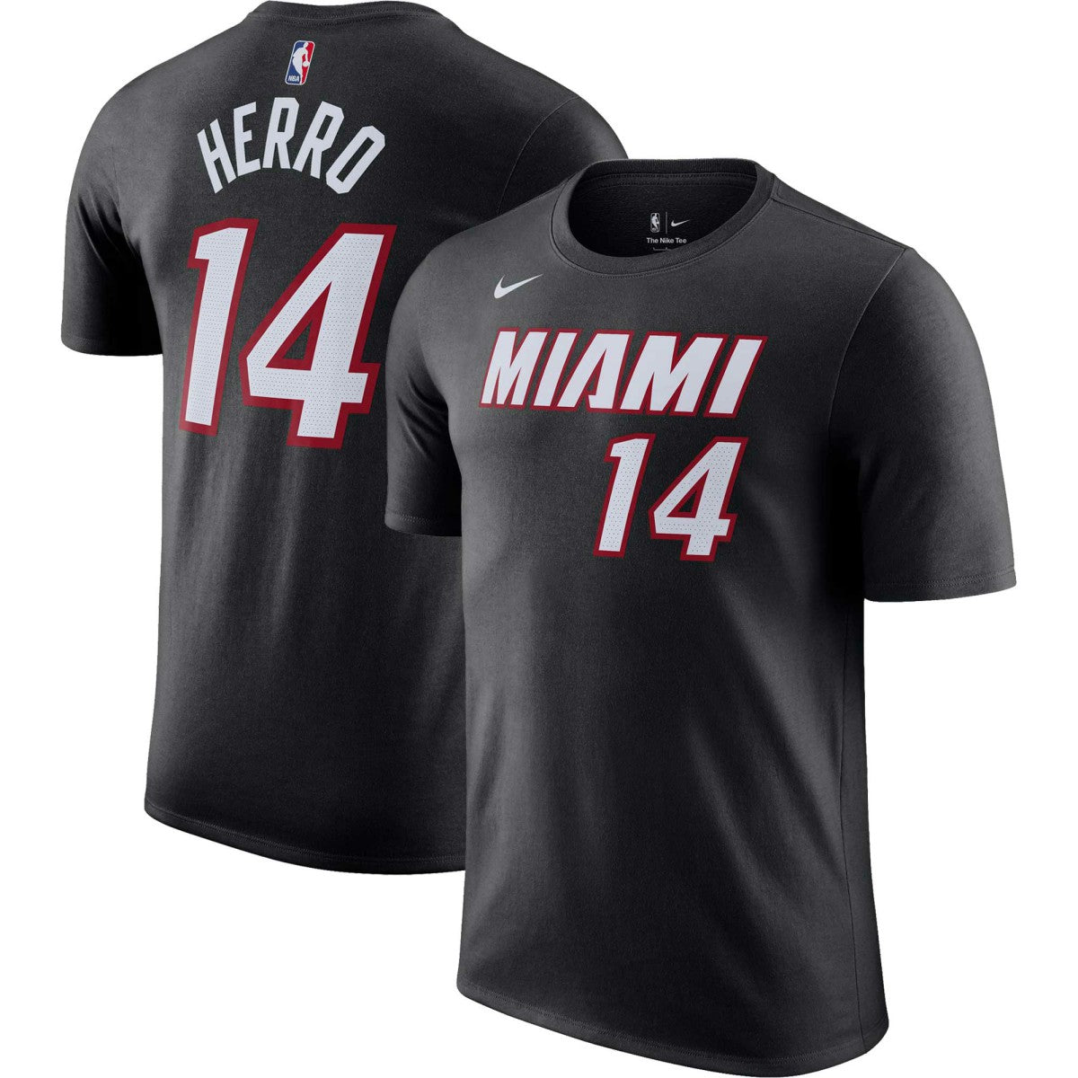 Nike Tyler Herro Miami Heat Icon 2022/23 Name & Number T-Shirt Black