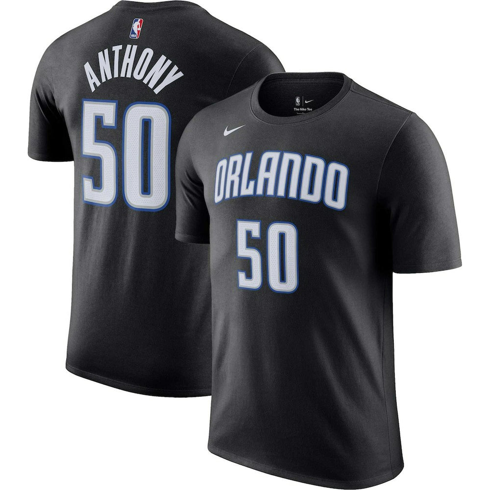 Nike Cole Anthony Orlando Magic Icon 2022/23 Name & Number T-Shirt Black