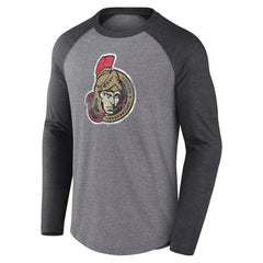 Ottawa Senators Fanatics Special Edition Long Sleeve Tri-Blend Raglan T-Shirt - Heather Gray | Fanatics on sale