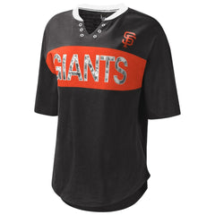 San Francisco Giants Touch Women's Lead Off Notch Neck T-Shirt Outlet
