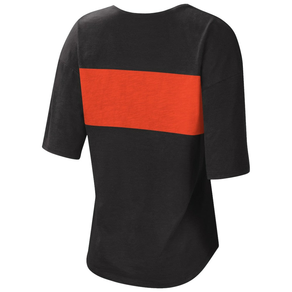 San Francisco Giants Touch Women's Lead Off Notch Neck T-Shirt Outlet