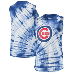 Chicago Cubs Touch Women's Money Ball Tie-Dye Tank Top Sale