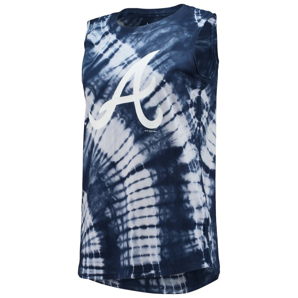 Atlanta Braves Touch Women's Money Ball Tie-Dye Tank Top Discount