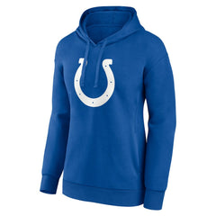 Jonathan Taylor Indianapolis Colts Women's Player Icon Name & Number V-Neck Pullover Hoodie - Royal - Fanatics