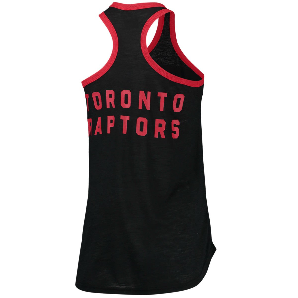 Toronto Raptors G-III Sports by Carl Banks Women's Showdown Scoop-Neck Racerback Tank Top Black