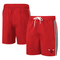 Chicago Bulls G-III Sports by Carl Banks Sand Beach Volley Swim Shorts Red