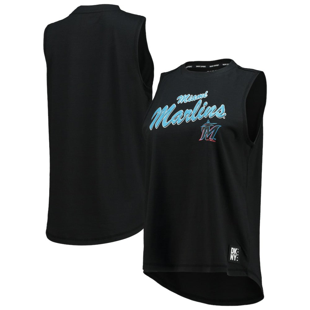 Miami Marlins DKNY Sport Women's Marcie Tank Top Outlet