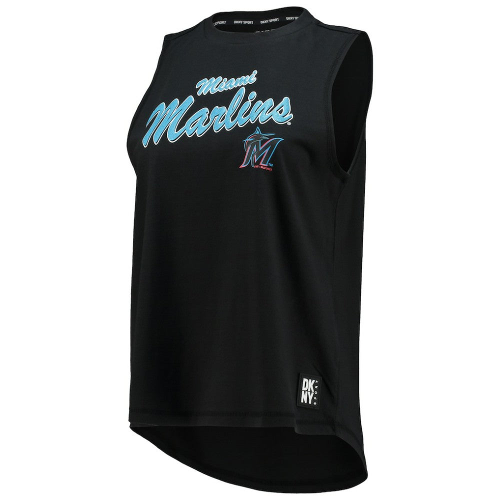 Miami Marlins DKNY Sport Women's Marcie Tank Top Outlet