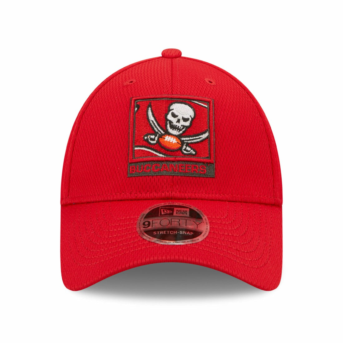 Tampa Bay Buccaneers New Era Framed AF 9FORTY Snapback Hat - Red - NFL