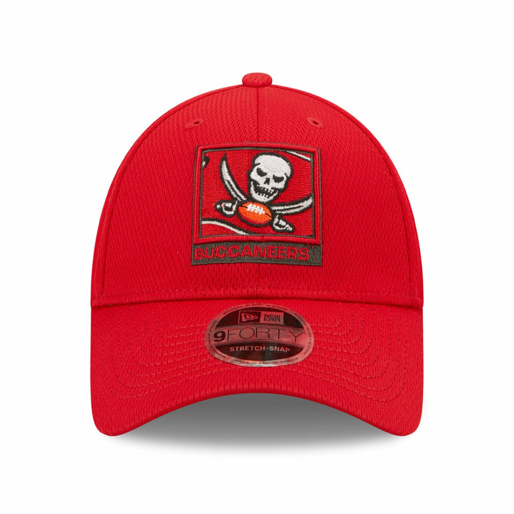 Tampa Bay Buccaneers New Era Framed AF 9FORTY Snapback Hat - Red - NFL