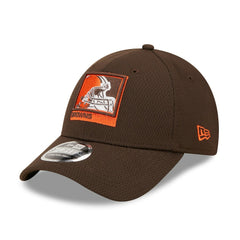 Cleveland Browns New Era Framed AF 9FORTY Snapback Hat - Brown - NFL