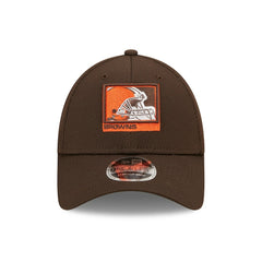 Cleveland Browns New Era Framed AF 9FORTY Snapback Hat - Brown - NFL
